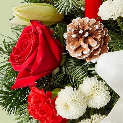 Seasonal Festivities Centerpiece –  Albertsons Floral #0199, Boise ID
