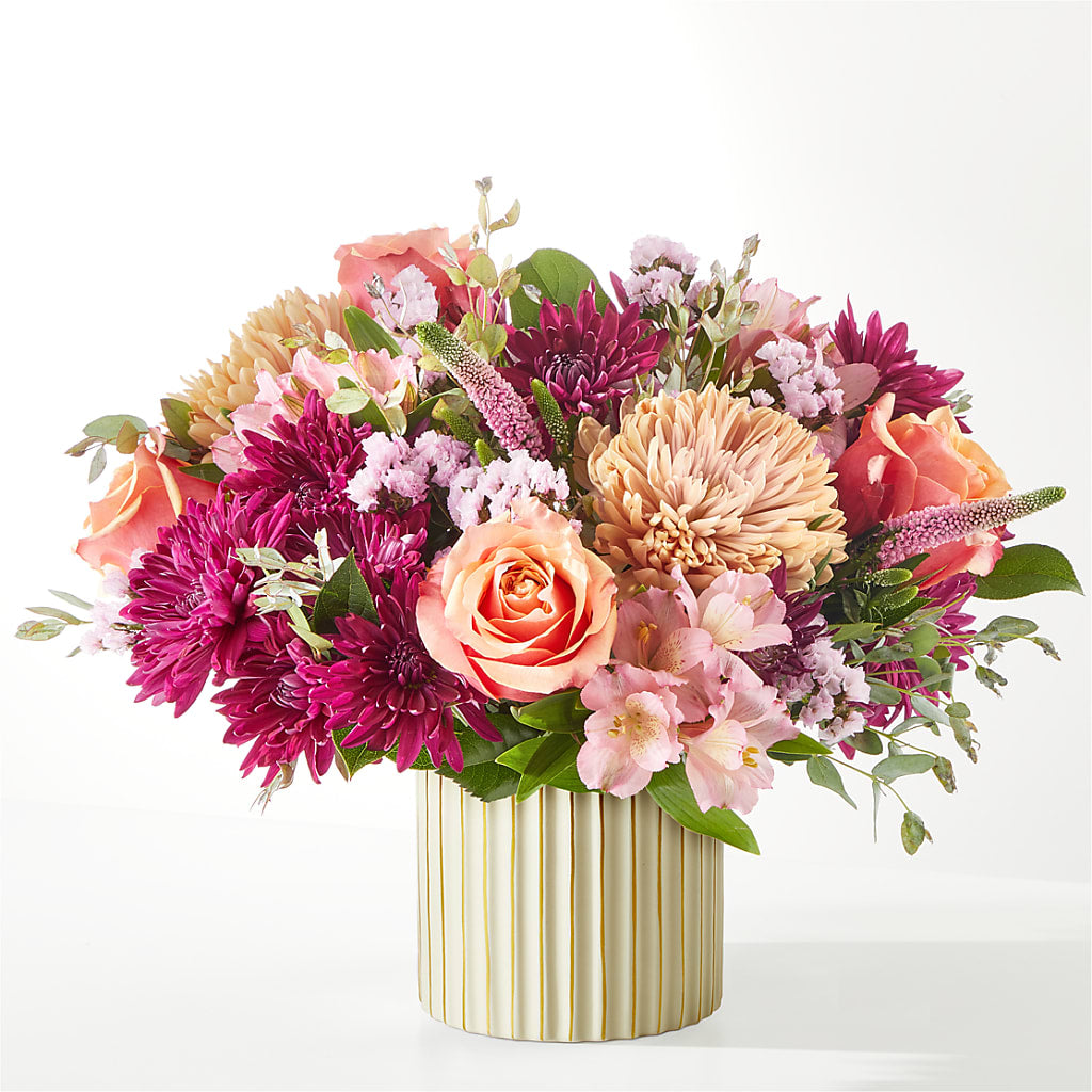 Berry Cobbler Bouquet with Ivory Vase –  Albertsons Floral #0199, Boise ID