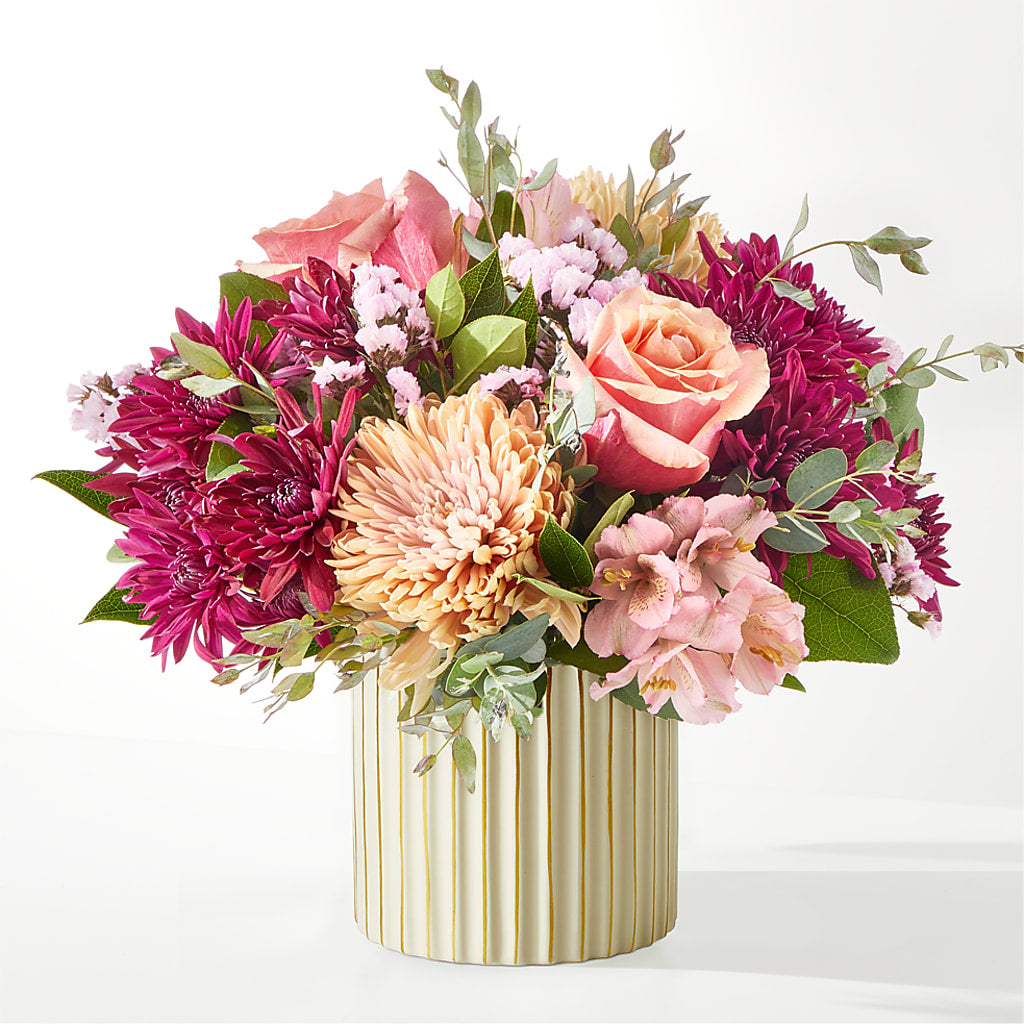 Berry Cobbler Bouquet with Ivory Vase –  Albertsons Floral #0199, Boise ID