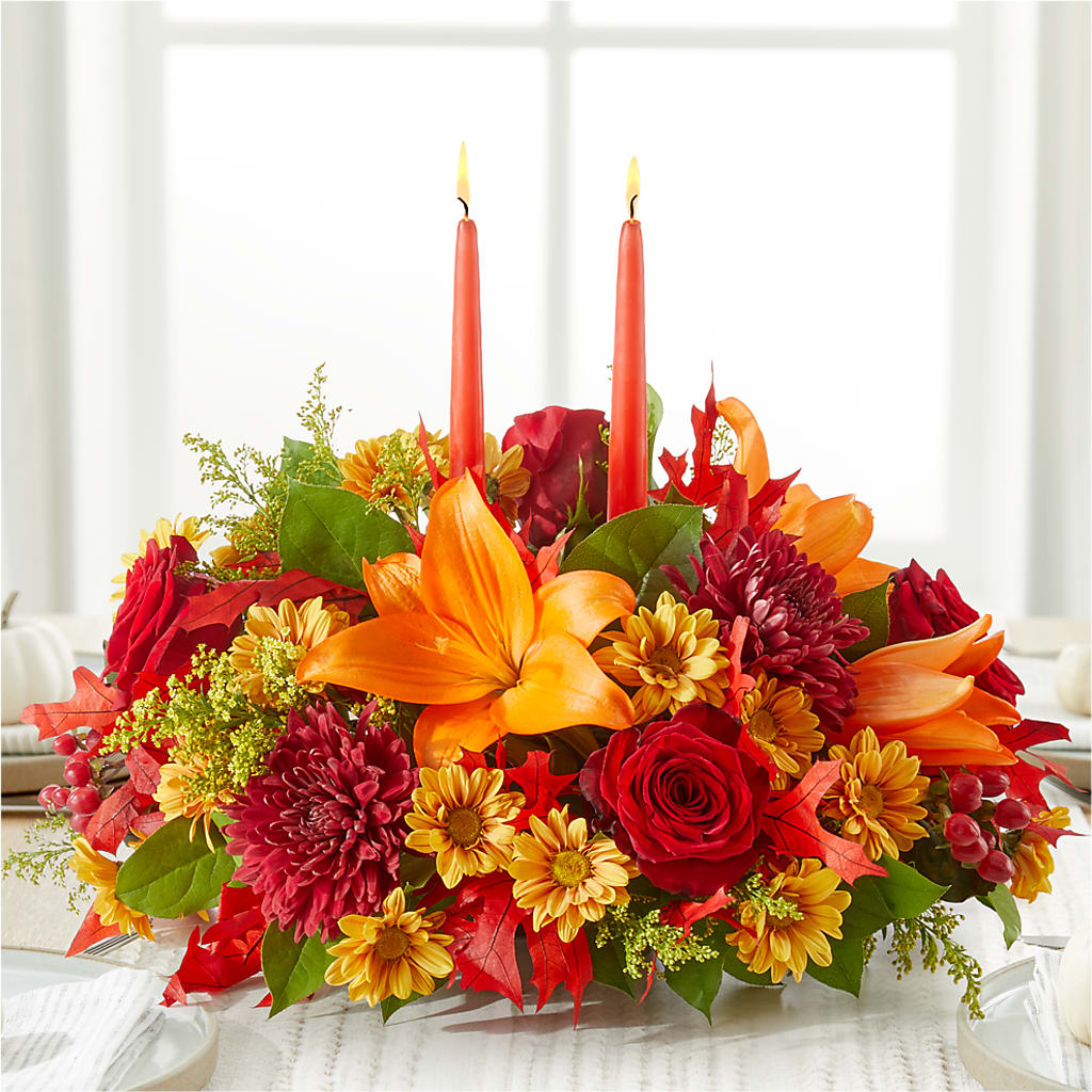 Autumn's Embrace Centerpiece –  Albertsons Floral #0199, Boise ID