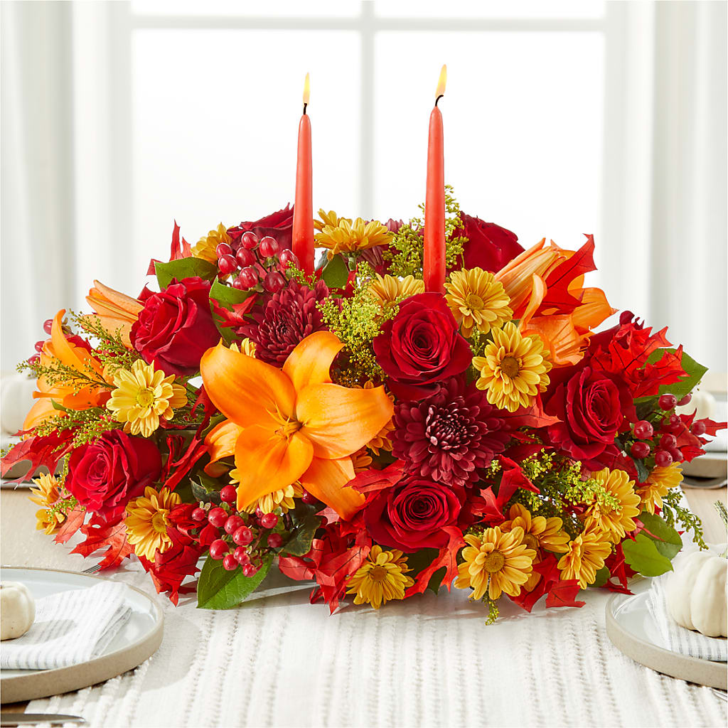 Autumn's Embrace Centerpiece –  Albertsons Floral #0199, Boise ID