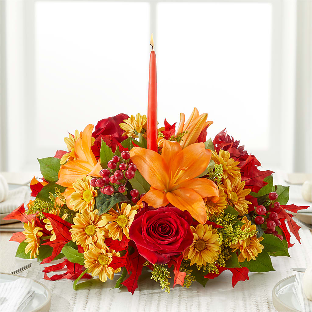 Autumn's Embrace Centerpiece –  Albertsons Floral #0199, Boise ID