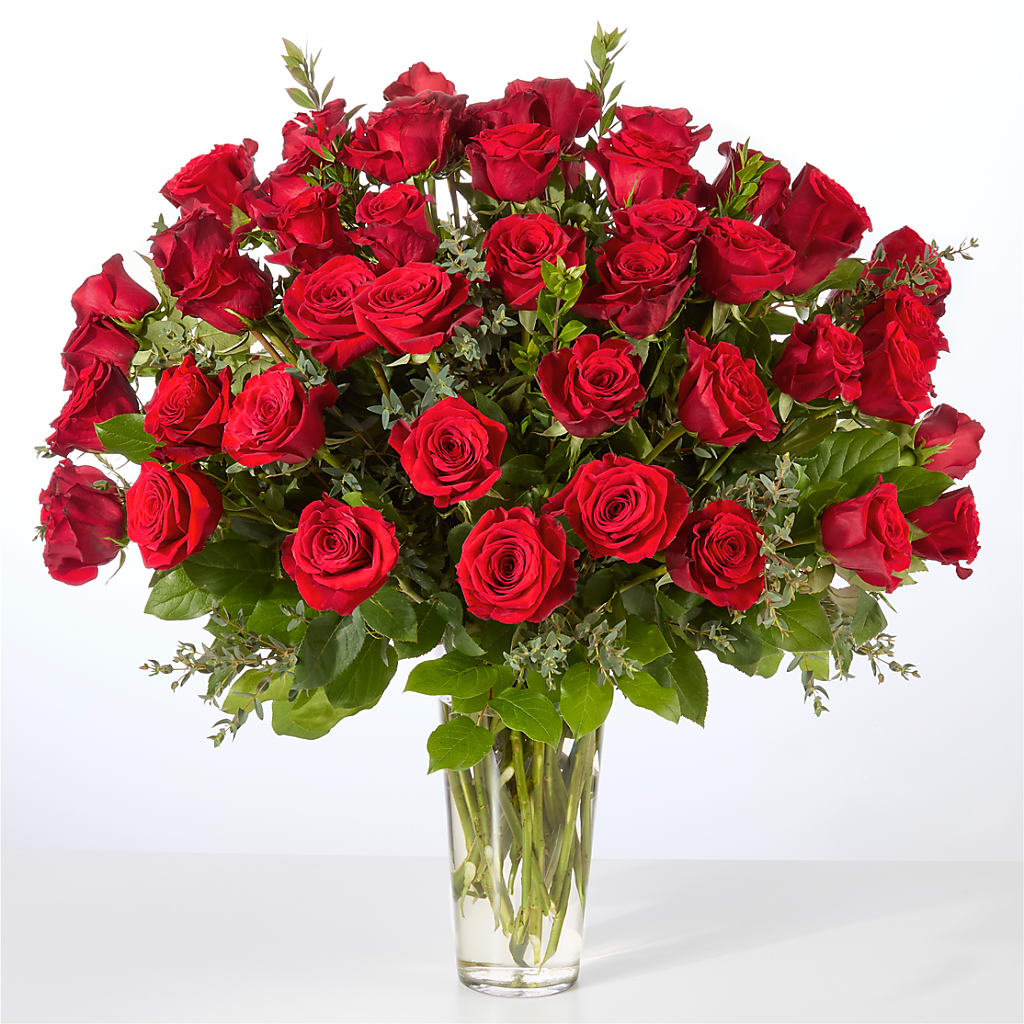 Forever Yours Fifty Stem Red Rose Bouquet –  Albertsons Floral #0199, Boise ID