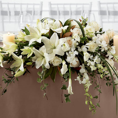 White Linen Arrangement –  Albertsons Floral #0199, Boise ID